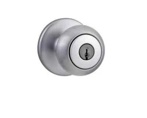 COVE KEYED ENTRY DOOR KNOB KWIKSET 400CV 26D RCAL RCS THREE SETS SATIN CHROME - Picture 1 of 1