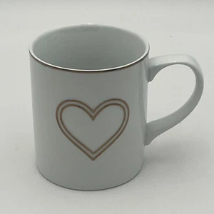 William Sonoma Gold Herz Tasse No Kid Hungry Kaffee Tee - Bild 1 von 5