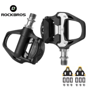 ROCKBROS Bike Cleats Pedals Self-lock Road Bike Shimano SPD-SL Pedals - Picture 1 of 8