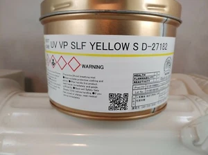 T & K Toka UV VP SLF YELLOW Best Cure - Screen Printing Ink S D-27182 Exp 2020 - Picture 1 of 3