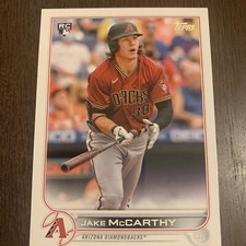 2022 Topps Jake McCarthy Rookie Card #370