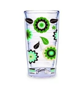 Bicchiere Tervis - 16 oz. - Fiori blu freddi Fiesta - Foto 1 di 1