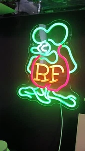 RAT FINK LED SIGN ABOUT 12" x 10" NEW IN BOX ADJUSTMENTS FOR HIGH MED LOW & OFF - Picture 1 of 1