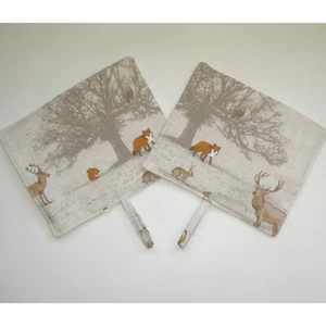 Rayburn Royale Oven 212s Hob Lid Mats Covers Kitchen Pads Wildlife Fox Stag Owl - Picture 1 of 9