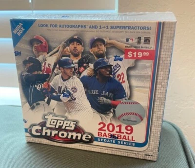 2019 Topps Chrome Update Series Baseball Mega Box Factory Sealed - Image 1 of 3