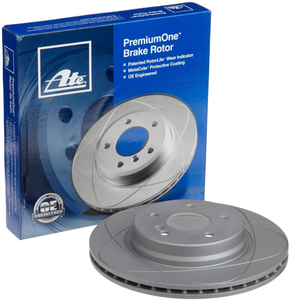 Rotor de freno de disco trasero recubierto BMW ATE para 760i, 760Li, 745i, 745Li CW24177 Foto 1 de 2