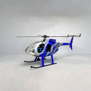 Roban RTF 470 Talla MD500E GJIVE Blue Hughes RC Helicóptero 4 Hojas Modelo GPS - Imagen 1 de 15