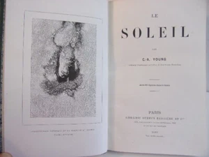  Astronomie. ca. Jung. Die Sonne mit 85 Figuren im Text. 1883. EO (selten) - Bild 1 von 9