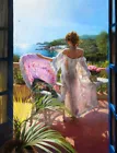 The joy of summer travel Giclee Art Oil painting printed on canvas L3133