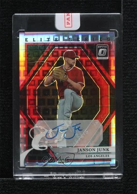 2022 Panini Donruss Optic Pandora Prizm /12 Janson Junk #ESS-JJ Rookie Auto RC - Image 1 of 2