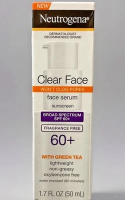 NEUTROGENA Suero Facial Transparente con Té Verde Sin Fragancia 1.7 fl oz NUEVO Foto 1 de 3