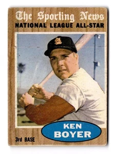 1962 Topps #392 Ken Boyer - Picture 1 of 2