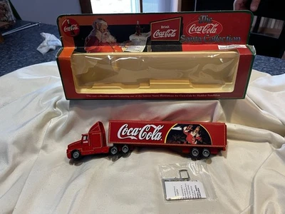 Rare! Vintage Kenworth Coca Cola Diecast Model Toy Truck -1997 Santa W/ Helicopt - Image 1 of 4