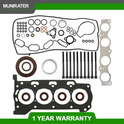 Juego de juntas de culata con pernos para Toyota Prius V Lexus CT200h 2ZRFXE 2010-15 Foto 1 de 4