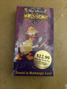 Walt Disney Mini Classics - Donald in Mathmagic Land (VHS, 1991) - Imagen 1 de 2