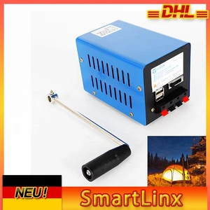 Mini Handkurbel Generator Outdoor Notfall-Ladegerät Mit USB Ladegerät Power Bank - Bild 1 von 13