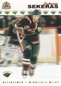 2001-02 Pacific Adrenaline Hockey #94 Lubomir Sekeras Minnesota Wild