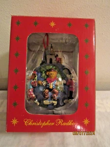 Christopher Radko Christmas Ornament Teddies Around the World MIB Holiday Core - Picture 1 of 7