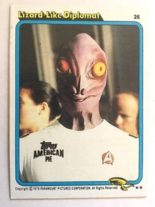 Tarjeta de Star Trek 1979 #26 Lizard Like Diplomat - 2011 Topps American Pie ¡RECOMPRA! - Imagen 1 de 2