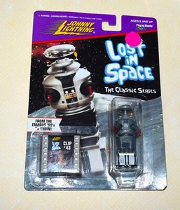 Figura de acción de colección 1998 Robot B-9 Johnny Lightning perdido en el espacio clip #43 - Imagen 1 de 2