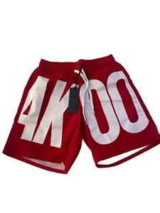 Men’s 100% Authentic AKOO Shorts Size Large Color Red - Picture 1 of 7