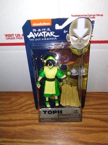 Nickelodeon Avatar the Last Air Bender Toph Action Figure NIP Cover