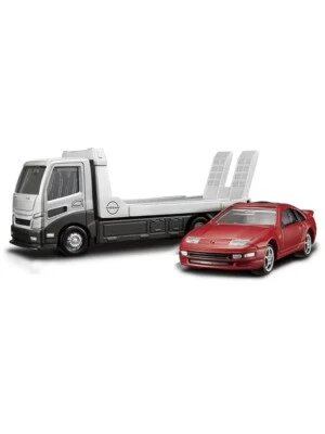 Tomy Tomica Premium Series Nissan Fairlady Z 300ZX Red with Transporter Toy Car - Image 1 of 4
