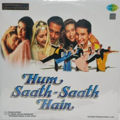 Hum Saath Saath Hain LP Vinyl Record Bollywood Hindi Film Songs Ost Indian Mint - Image 1 of 2