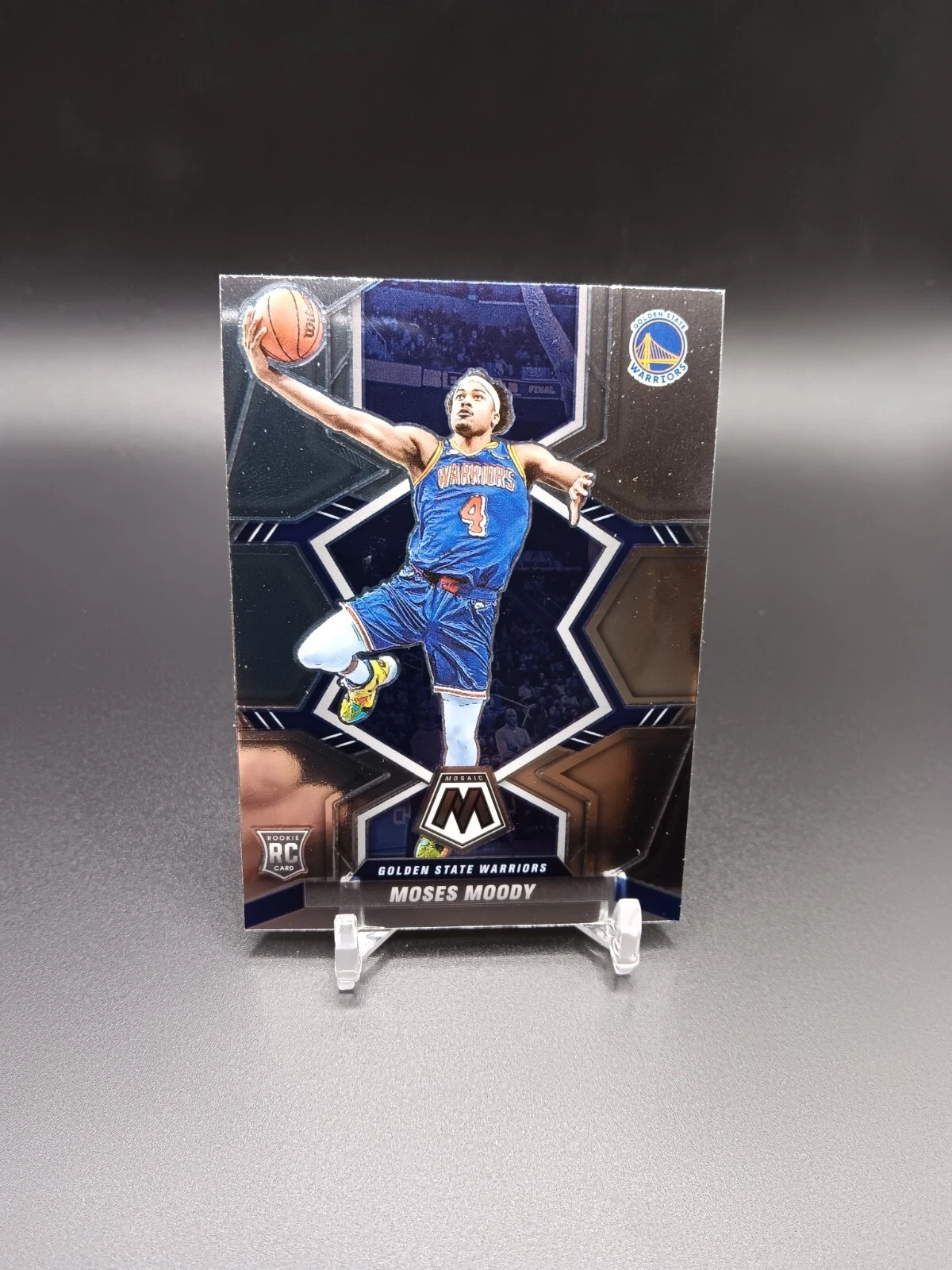 2021-22 Panini Mosaic Basketball Moses Moody Rookie Card RC #211 GS Warriors
