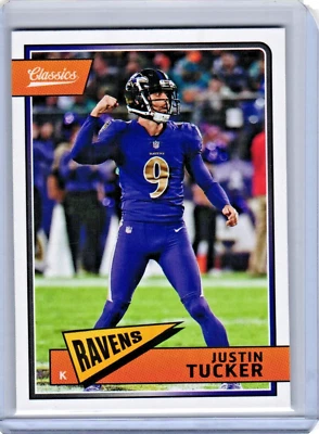 Justin Tucker 2018 Panini Classics #10 Baltimore Ravens - Image 1 of 2