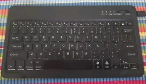 Blue Tooth Enabled Rechargeable Ultra Thin QWERTY Keyboard Unbranded Includes... - Picture 1 of 6