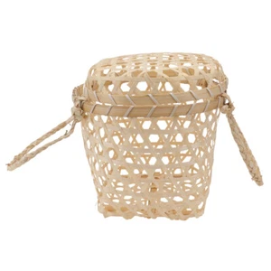 Wicker Storage Basket with Lid Egg Delicate Details High Grade Material Child - Picture 1 of 12