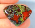 Top Natural Red Green Dragon Bloodstone Jasper Pear Cabochon Gemstone Ft-