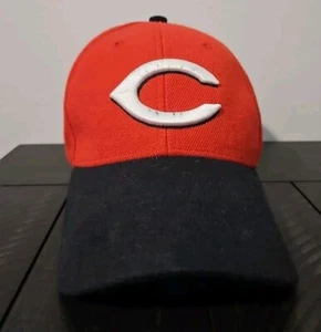Cincinnati Reds Hat Cap Strap Back Red Black MLB Baseball Adjustable Nike Mens - Picture 1 of 8
