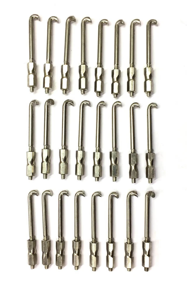 Golden Gate (set di 24) Gancio rotondo e dadi stile anni '30 (1/4"" dado esagonale)