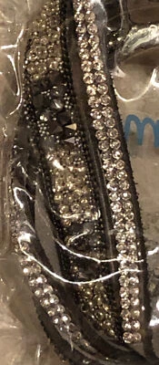 ALTIMAR by Monica Q estrás cristal cuentas cuero como envoltura ropa de viaje nuevo en paquete Foto 1 de 4