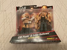 WWE MATTEL CM PUNK LUKE GALLOWS SUPREME TEAMS SERIES 7 STRAIGHT EDGE SOCIETY
