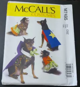 McCalls Kostümmuster M7495 ~ Hundekostüme in (5) Größen: Superheld & mehr - Bild 1 von 2