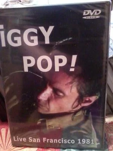 IGGY POP Live In San Francisco 1981 DVD New & sealed POST FREE - Picture 1 of 2