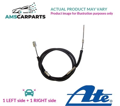 HANDBRAKE CABLE PAIR FRONT 243727-07482 ATE 2PCS NEW OE REPLACEMENT - Image 1 of 4