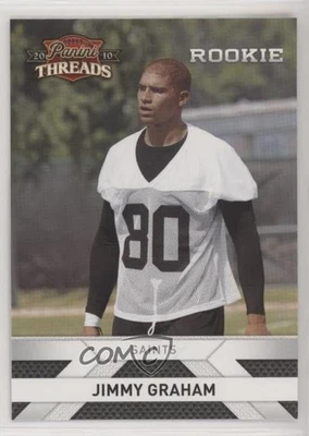 2010 Panini Threads Rookie Jimmy Graham #245 Rookie RC - Image 1 of 2