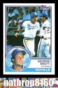1983 Topps #600 George Brett HOF Baseball NM/NM+ Kansas City Royals 12168 - Bild 1 von 4