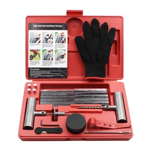 Tire Repair Kit, 34pcs Heavy Duty Plug Kit, Universal Repair Tool to Fix Punc... - Picture 1 of 6