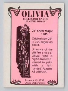 1992 Olivia Collectors Cards Risque #22 Sheer Magic 1985 Excellent Condition - Picture 1 of 2