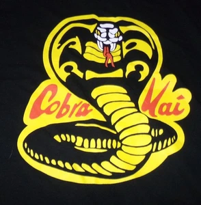 NWT BIOWORLD Cobra Kai Short Sleeve T-Shirt Graphic Black Men’s Size 2XL - Picture 1 of 3