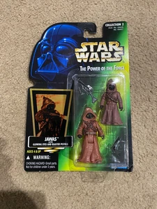 Star Wars - POTF2 - Jawas (Green Card) - 3 3/4" Figure - Picture 1 of 1