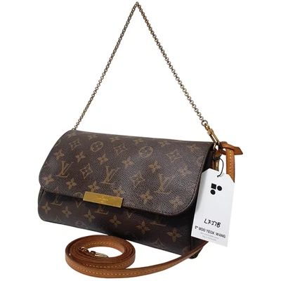 Auténtico bolso Louis Vuitton Favorite MM monograma M40718 genuino bidireccional LF378 Foto 1 de 4