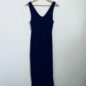 Abercrombie & Fitch Classic Navy Maxi Dress - Picture 1 of 13