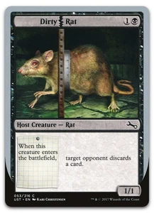 Dirty Rat #53 (LP) Unstable UST Magic MTG - Picture 1 of 1