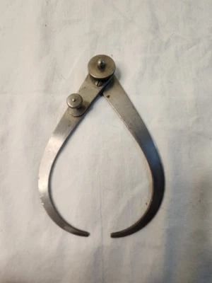 Starrett Outside Caliper 5 1/2" Machinist Tools Pat. March 21, 1895 - Image 1 of 3